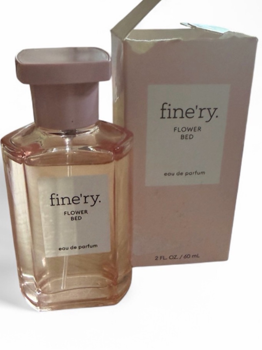 fine'ry Flower Bed Eau de Parfum - Pink Bottle